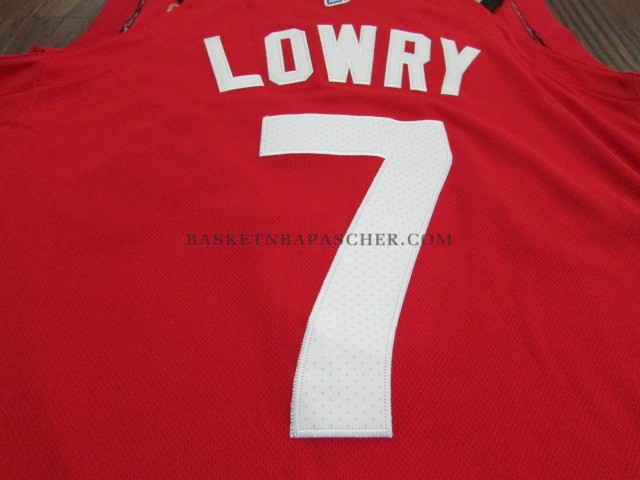 Maillot Authentique Toronto Raptors Lowry 2017-18 Rouge